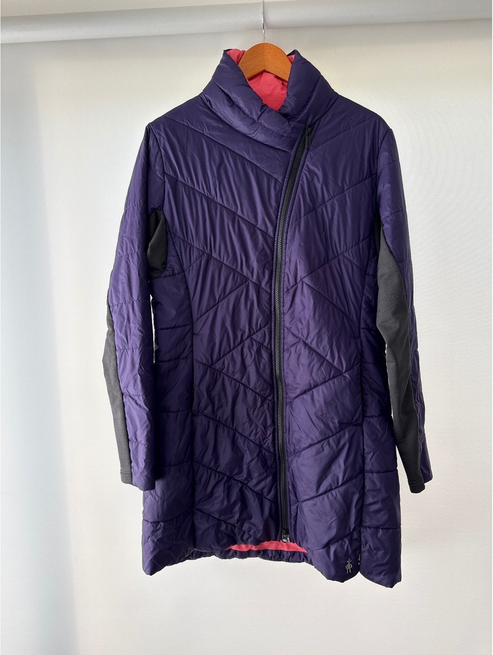 Smartwool Women’s Medium Purple Quilted Long Insulated Coat